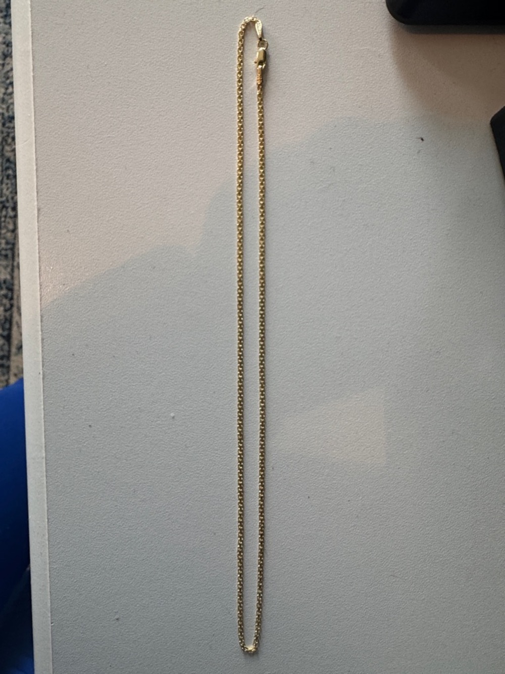 10K Solid Gold Classic Chain 16” Necklace - Women Jewelry